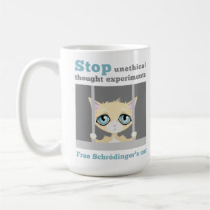 Mug Le chat de Schrodinger libre