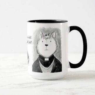 Mug Le chat du ministre mignon personnalisé