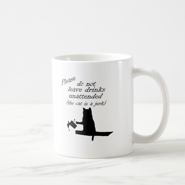 Mug Le chat est un Jerk (Droite)