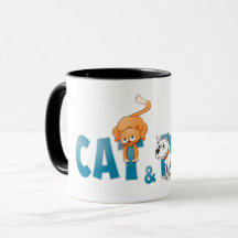 Le chat et le chien.
