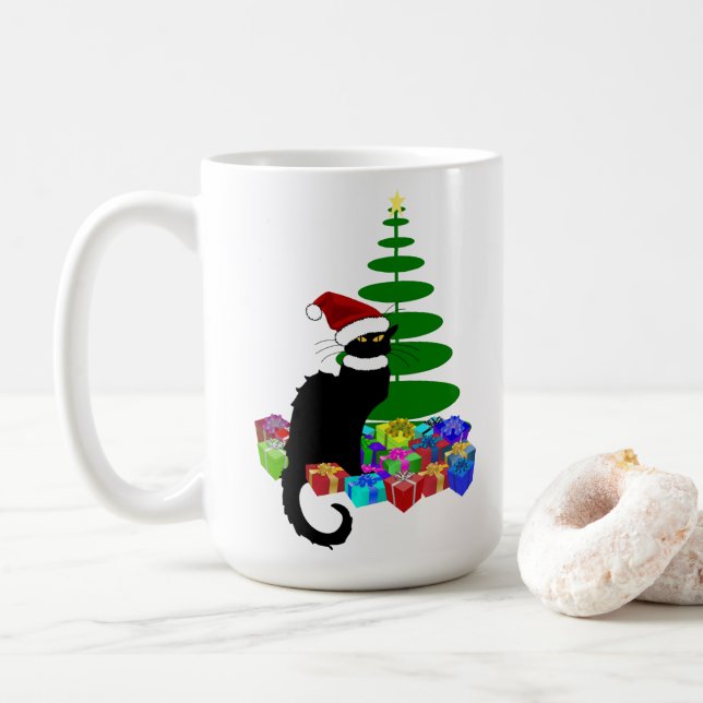 Mug Le Chat noir (Avec donut)