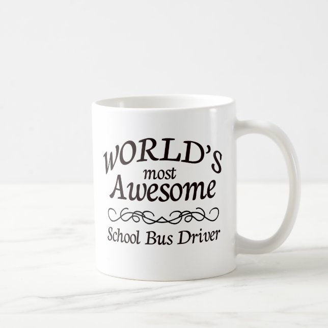 Mug Le chauffeur d'autobus scolaire le plus (Droite)