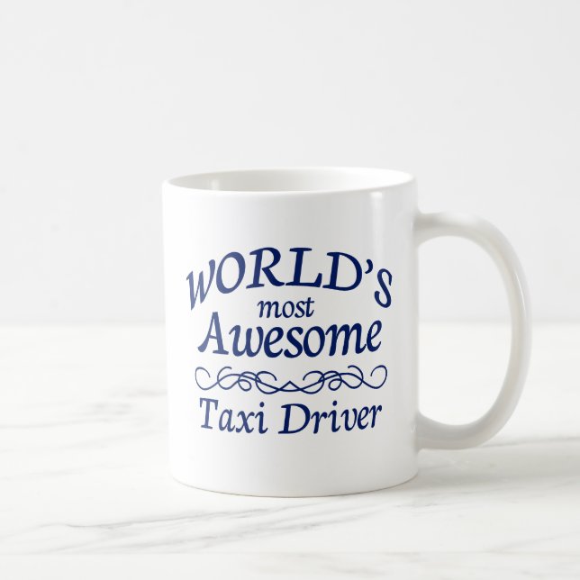 Mug Le chauffeur de taxi le plus impressionnant du (Droite)