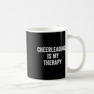 Mug Le cheerleading est ma thérapie drôle disant Cheer