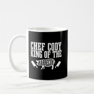 Mug Le chef cuisinier Cody est le roi du barbecue barb