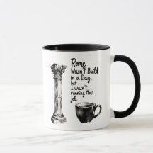 Le chef de projet Mug, Rome n'a pas été construit 