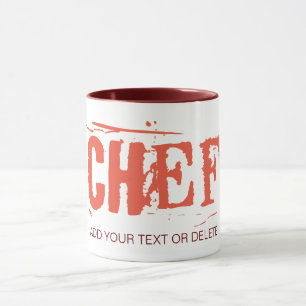 Mug Le Chef's Mug. Super Idée Cadeau. Modèle personn