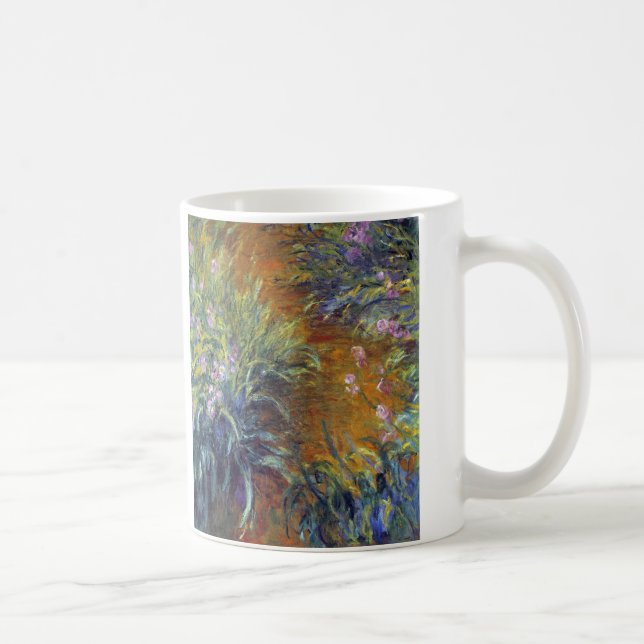 Mug Le chemin à travers les iris par Claude Monet (Droite)