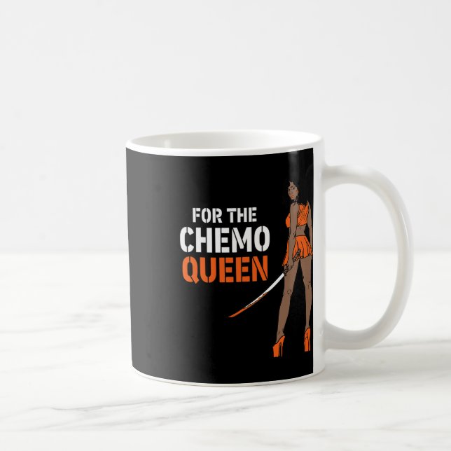 Mug Le Chemo Queen Leukemia Sensibilisation Melanin Gu (Droite)