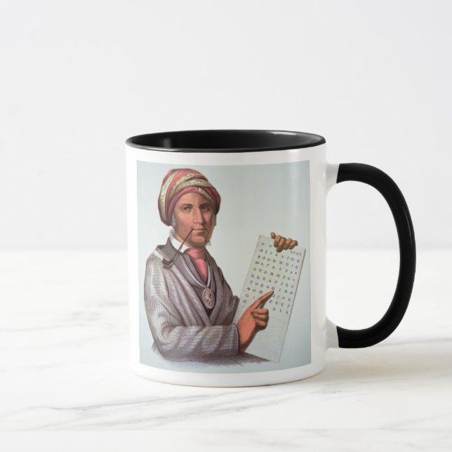 Mug Le chercheur cherokee, Sequoyah (1776-1843) (Droite)