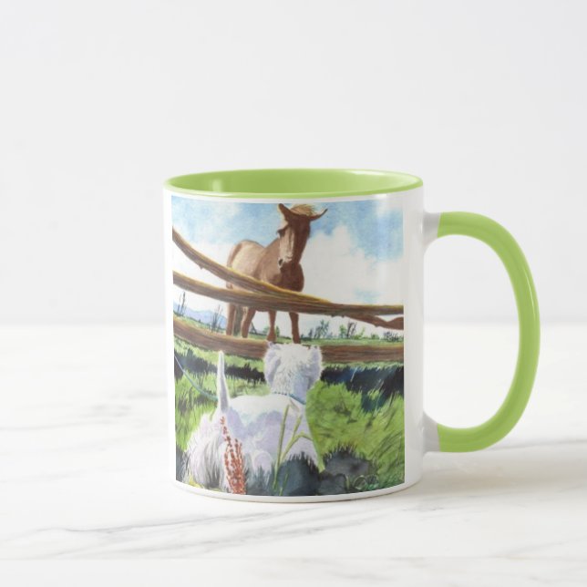 Mug Le cheval et le Terrier (Droite)