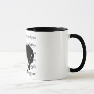 Mug Le cheval français de musique s'est levé