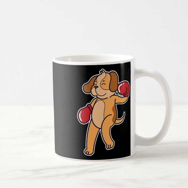 Mug Le Chien beagle fait la boxe (Droite)