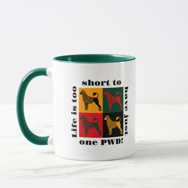 Mug Le chien d'eau portugais intelligent (Gauche)