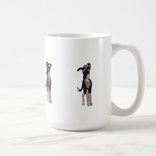Mug Le chien est confus (Droite)