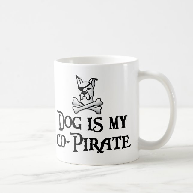 Mug Le chien est mon Co-pirate (Droite)