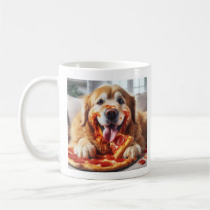 Mug Le chien le plus mignon avec pizza
