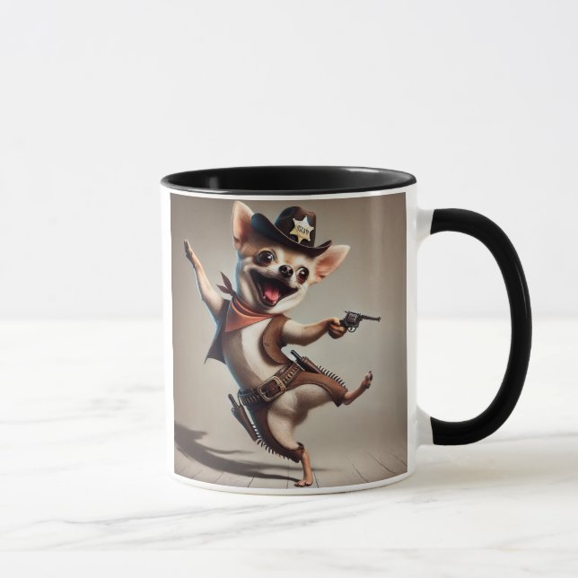 Mug Le Chien Shérif du Far West. (Droite)