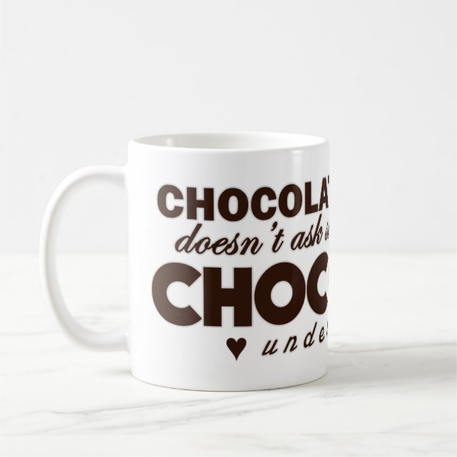 Mug Le chocolat comprend (Gauche)