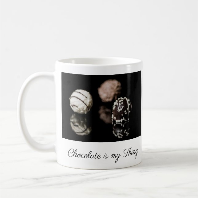 Mug Le chocolat est mon truc (Gauche)
