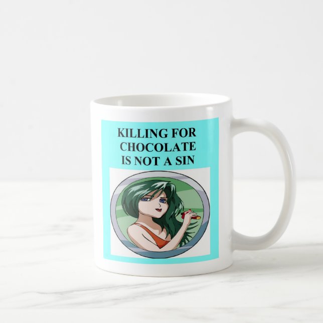 Mug le chocolat n'est pas un péché, chocolat n'est pas (Droite)