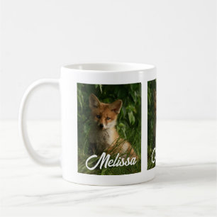 Mug Le chou renard dans une forêt verte