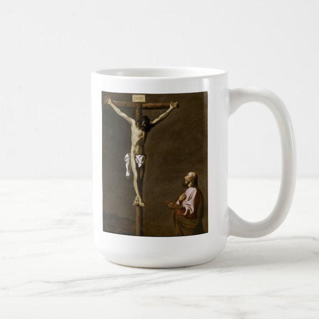 Mug Le Christ crucifié avec un peintre (Droite)