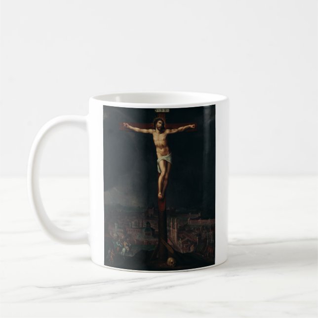 Mug Le Christ en croix par Gillis Mostaer (Gauche)
