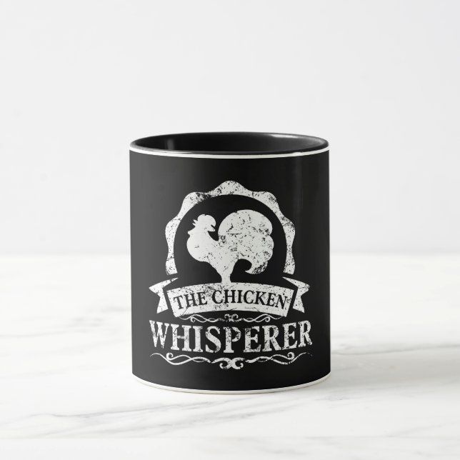 Mug Le Chuchoteur de Poulets Drôle (Centre)