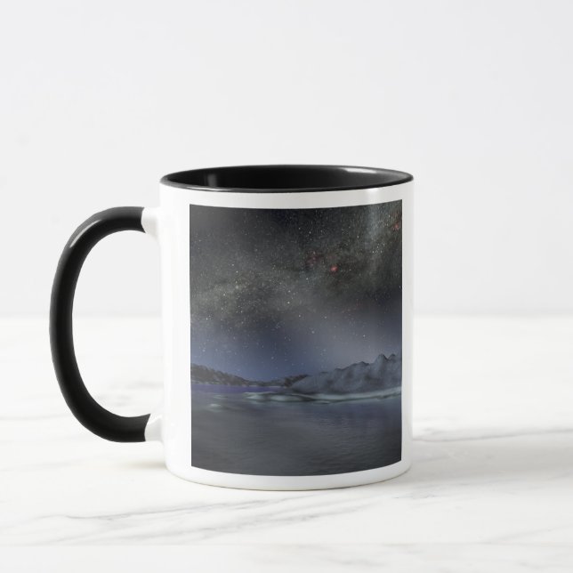Mug Le ciel nocturne d'une hypothétique planète alien  (Gauche)