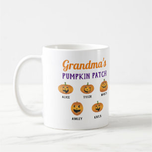 Mug Le Citrouille de grand-mère Patch des noms des pet