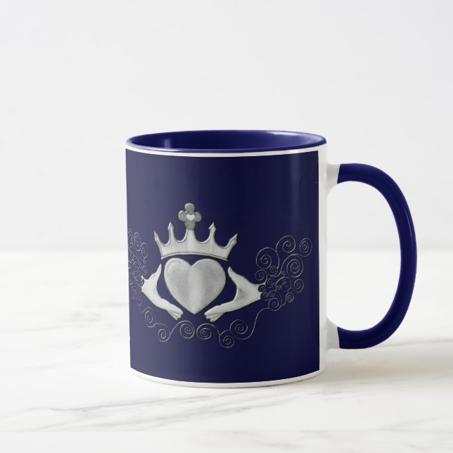 Mug Le Claddagh (Argent) (Droite)