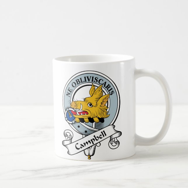 Mug Le clan de Campbell Badge (Droite)