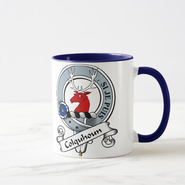 Mug Le clan de Colquhoun Badge (Droite)