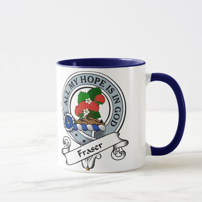 Mug Le clan de Fraser Badge (Droite)