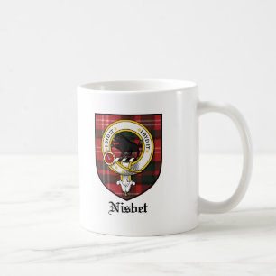 Mug Le clan de Nisbet Crest le tartan d'insigne