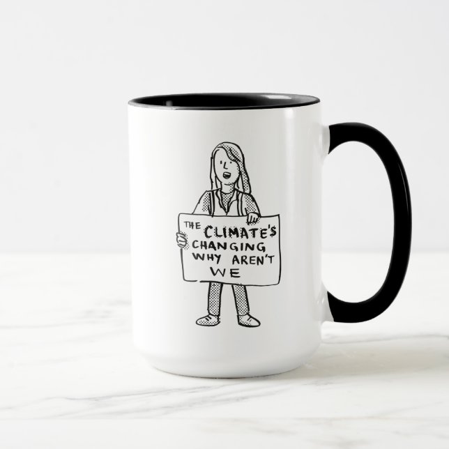 Mug Le climat change pourquoi nous ne sommes pas (Droite)