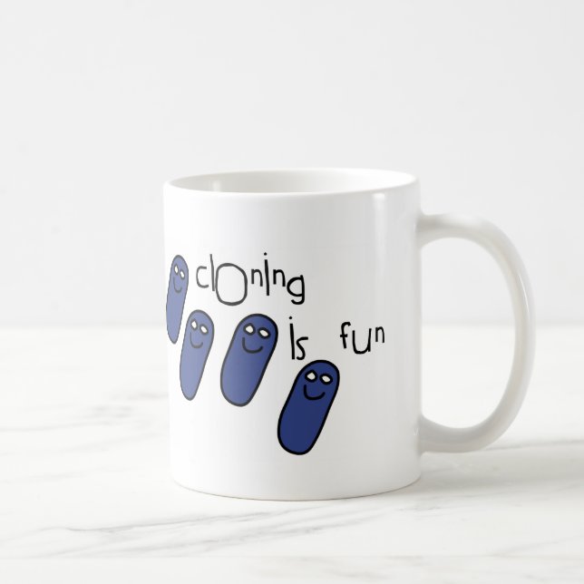 Mug Le clonage est amusement (Droite)