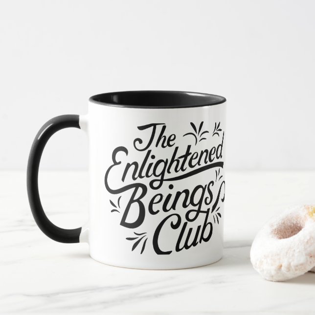Mug Le Club des Êtres Lumières Drôle (Avec donut)