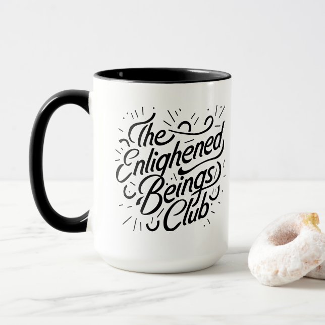 Mug Le Club des Êtres Lumières Drôle (Avec donut)