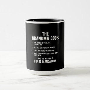 Mug Le code de grand-mère Le plaisir est obligatoire
