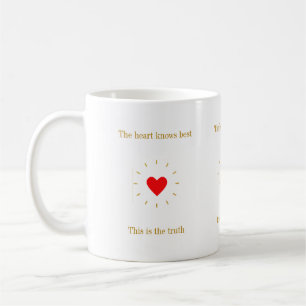 Mug Le cœur connaît la vérité