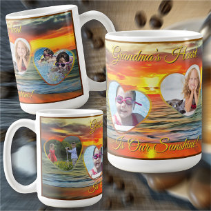 Mug Le cœur de grand-mère est notre soleil 1738