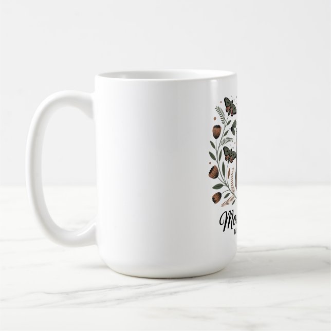 Mug Le cœur de maman ne dort jamais (Gauche)
