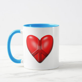 Mug Le coeur de paix