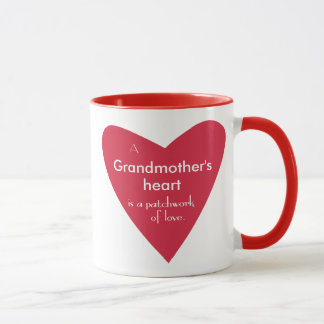 Mug Le coeur d'une grand-mère