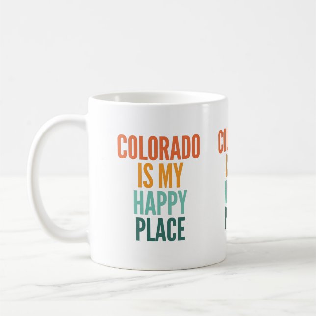 Mug Le Colorado Est Mon Endroit Heureux (Gauche)