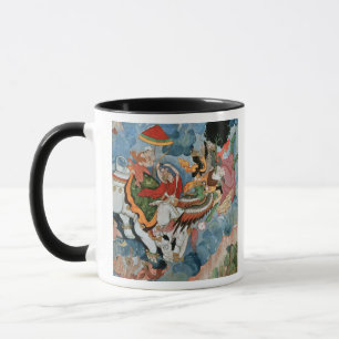 Mug Le combat de Krishna avec INDRA, c.1590
