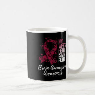 Mug Le combat de ma femme est mon combat Cerveau Aneur