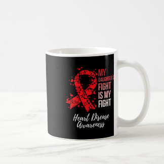 Mug Le combat de ma fille est ma lutte cardiopathie à